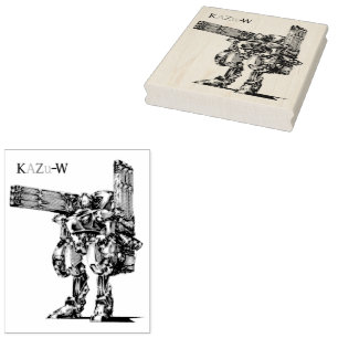 Title 00010 "High Output Particle Gun Three Series Rubber Stamp