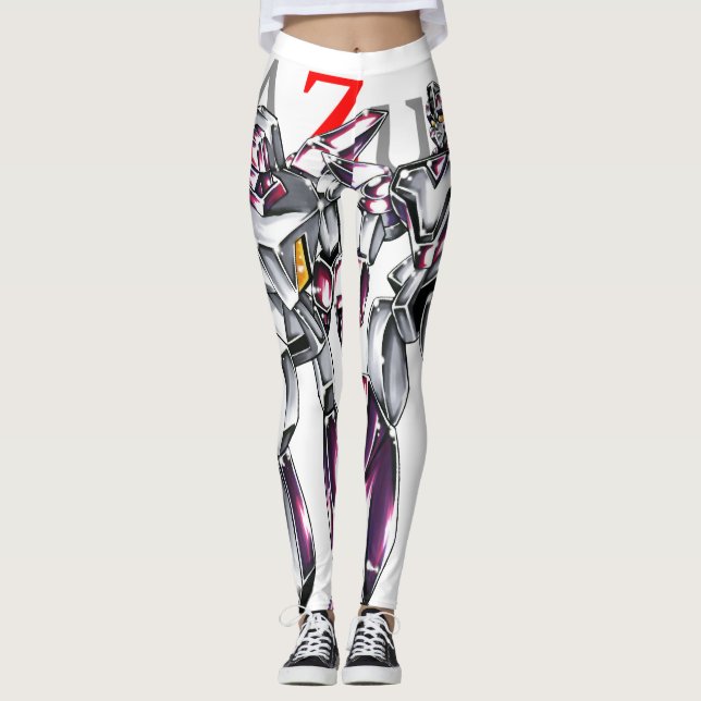 Title 00012 "Hero Robot Basic Body" Leggings (Front)