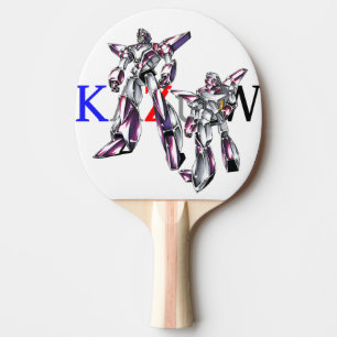 Title 00012 "Hero Robot Basic Body" Ping Pong Paddle