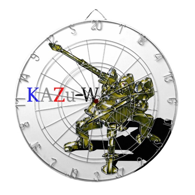 Title 00013 "Quadruped Artillery" Dartboard (Front)