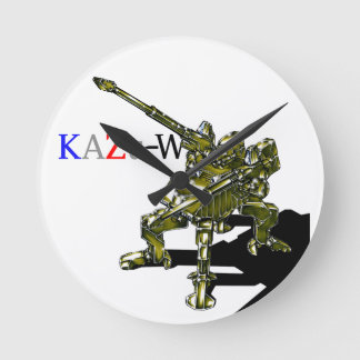 Title 00013 "Quadruped Artillery" Round Clock