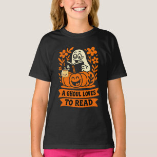 Title: A Ghoul Loves to Read Bookworm Halloween Gi T-Shirt