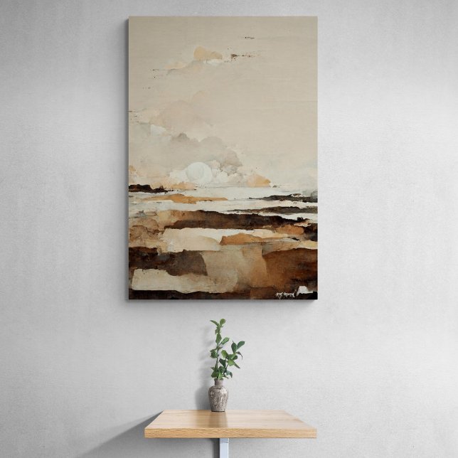 Title "Autumns Islands". Meditative landscape  Canvas Print (Creator Uploaded)