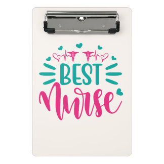 TITLE Best Nurse Mini Clipboard – Personalized Me