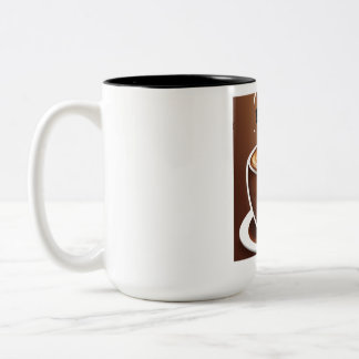 Title: "Brewed Impressions: Elevate Your Sip with Two-Tone Coffee Mug