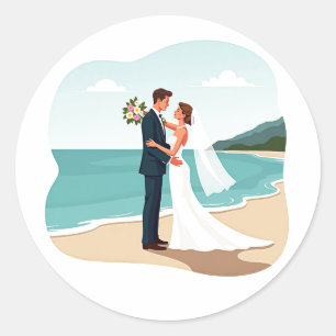 Title Classic Round Sticker
