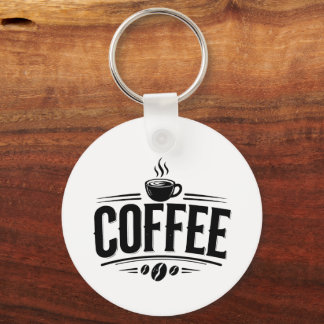 Title: Coffee Lover Vintage Coffee Keychain – Funn