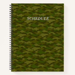 Title Custom Camouflage (Khaki) notebook
