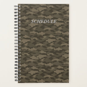 Title Custom Camouflage (Sepia) Planner Handbook