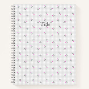Title Custom Field & Check (Gray)       Notebook