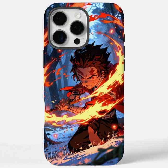 Title:  Demon Slayer Phone Case: Tanjiro Hinokami  Case-Mate iPhone Case (Back)
