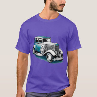 Title Elegant Vintage 1920s Illustration Oversized T-Shirt