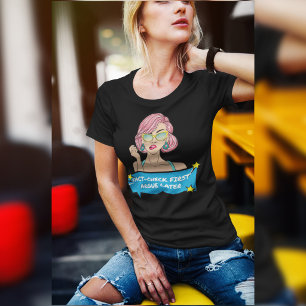 Title: Fact-Check First Argue Later Pop Art T-Shirt