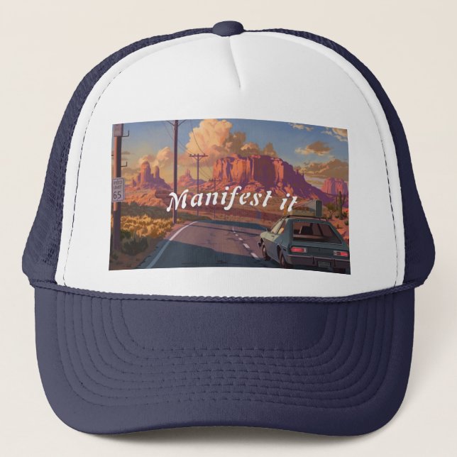 Title for Selling a Cap:  Stylish and Comfortable  Trucker Hat (Front)