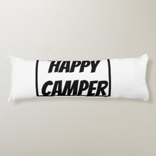 Title: Happy Camper Funny Camping Outdoor Adventur Body Cushion