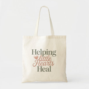 Title  Helping Little Hearts Heal Counsellor Life Tote Bag