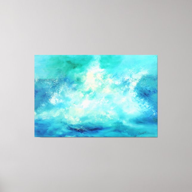 title: "marina grande" Italian author Canvas Print (Front)