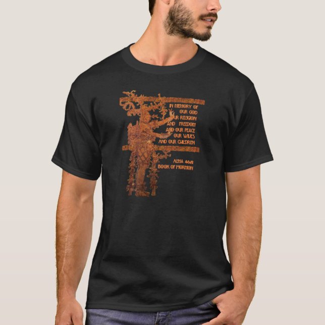 Title of Liberty: Story from the Book of Mormon T-Shirt (Front)