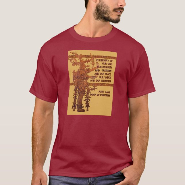 Title of Liberty: Story from the Book of Mormon T-Shirt (Front)