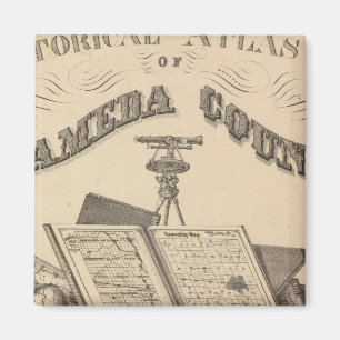 Title Page Alameda County atlas map Magnet