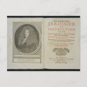 Title page and portrait frontispiece of the author postcard