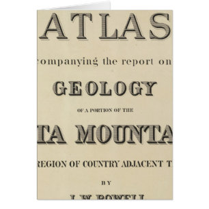 Title Page Atlas accompanying the report