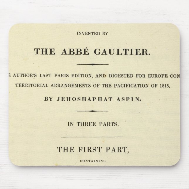 Title Page Complete course of geography Mouse Pad (Front)