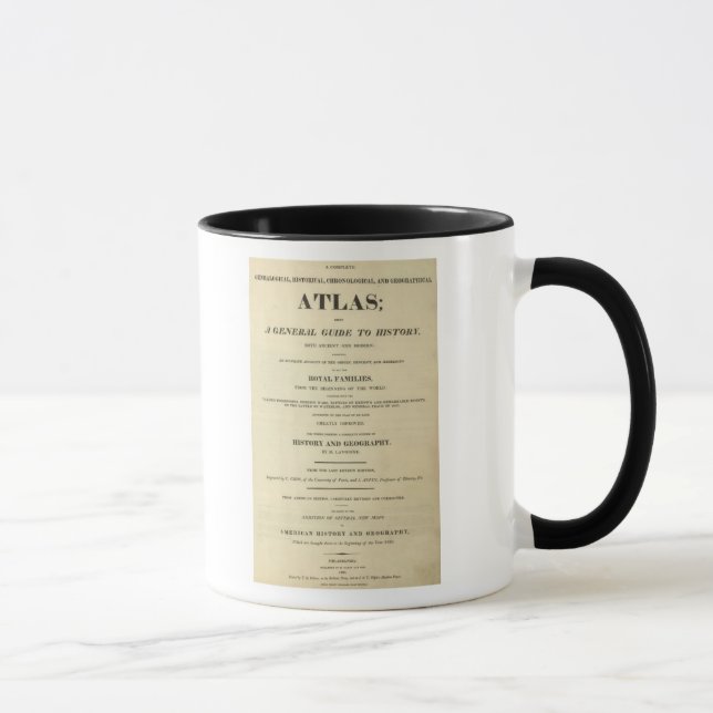 Title Page Complete Genealogical, Historical Mug (Right)
