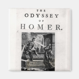 Title page for 'The Odyssey' by Homer Magnet