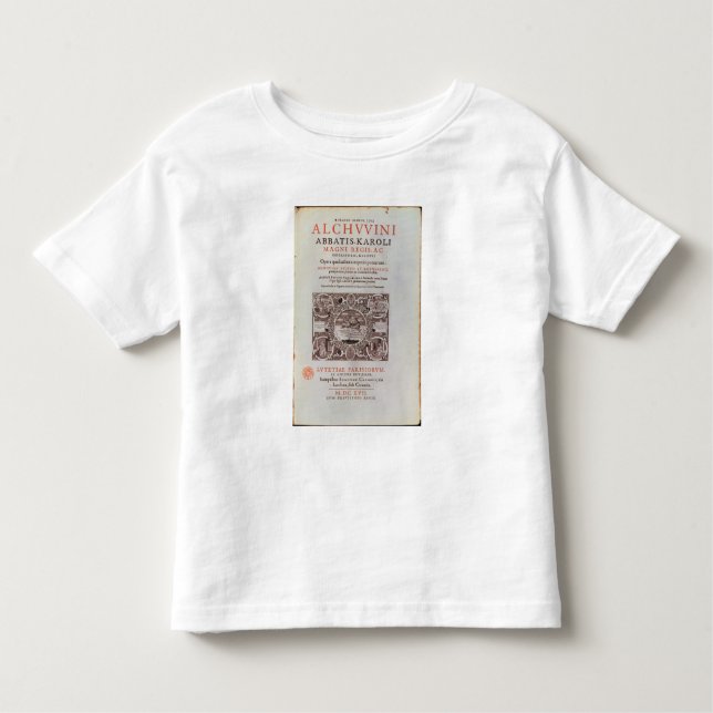 Title Page from 'Abbatis Karoli Magni Regis' Toddler T-Shirt (Front)