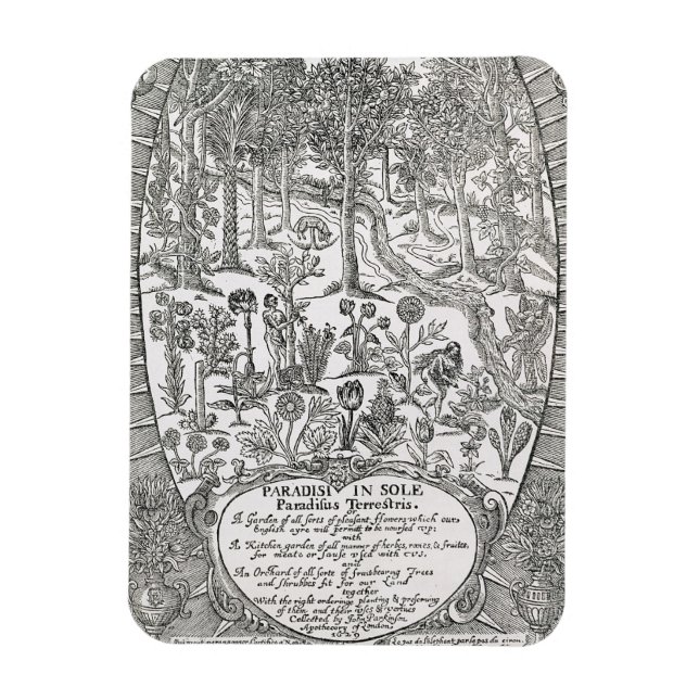 Title page from 'Paradisi Sole; Paradisus Terrestr Magnet (Vertical)