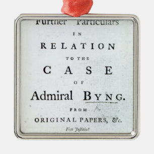 Title page from 'Some Further Particulars Metal Tree Decoration