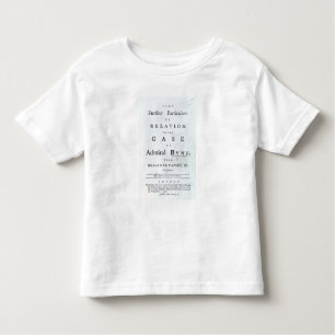 Title page from 'Some Further Particulars Toddler T-Shirt