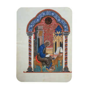 Title page from the four Gospels of Isaac Birev, 1 Magnet