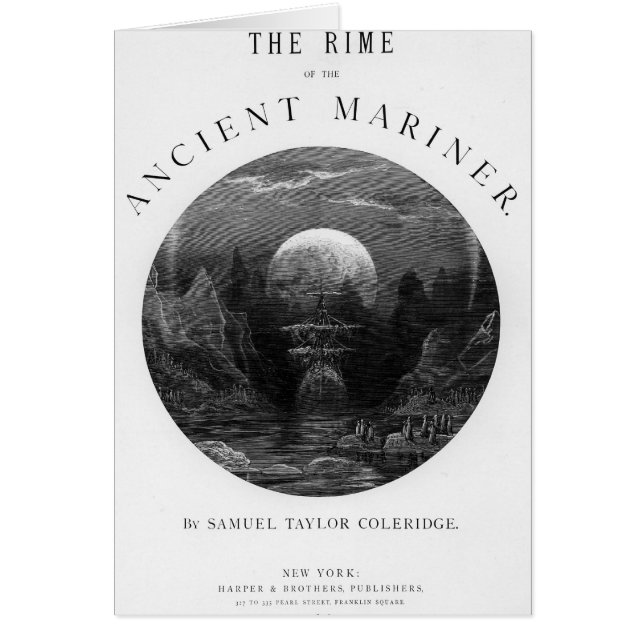 Title page from 'The Rime of the Ancient Mariner' (Front)
