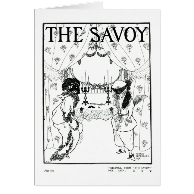 Title page from 'The Savoy' No. 1 and 2, 1896 (lit (Front)