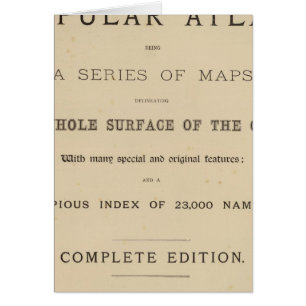 Title Page Letts's popular atlas