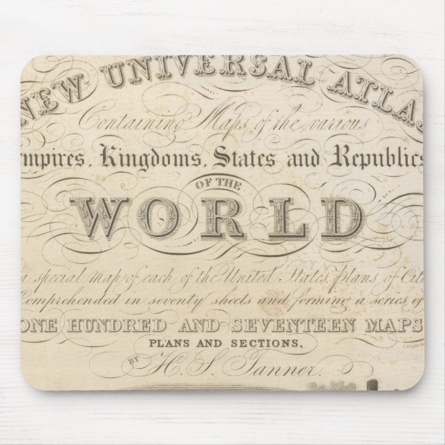 Title Page New Universal Atlas Mouse Pad (Front)
