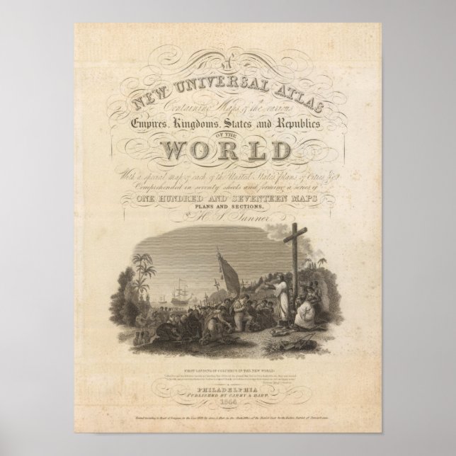 Title Page New Universal Atlas Poster (Front)