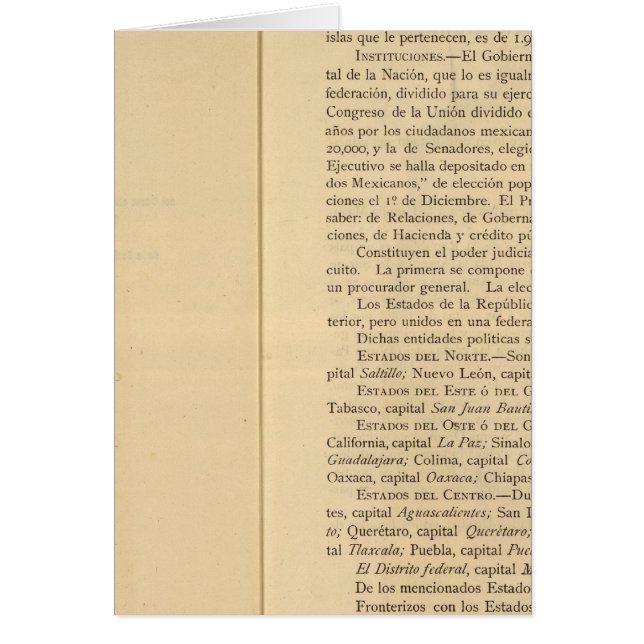 Title Page of 1874 Mexico Atlas (Front)