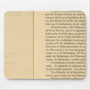 Title Page of 1874 Mexico Atlas Mouse Pad