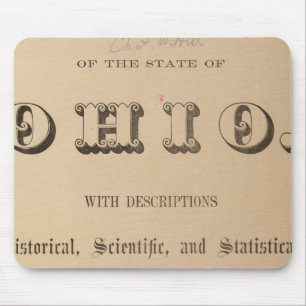 Title Page of a Topographical Atlas Mouse Pad