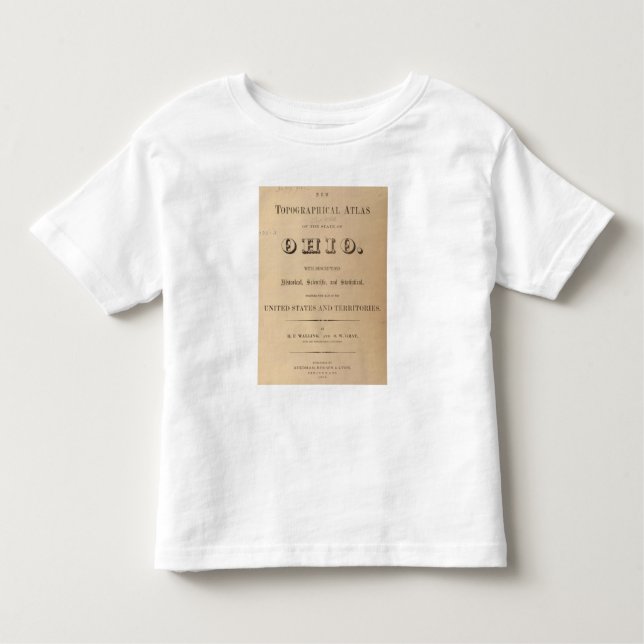 Title Page of a Topographical Atlas Toddler T-Shirt (Front)