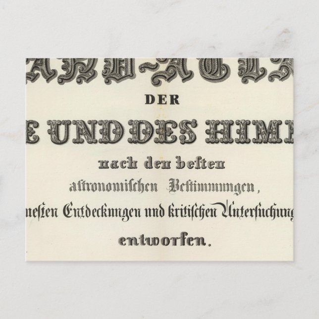 Title Page of HandAtlas Postcard (Front)
