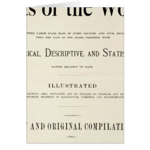 Title Page of Indexed Atlas