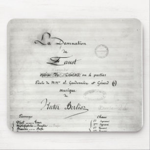 Title page of 'La Damnation de Faust' Mouse Pad