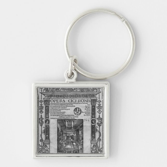 Title page of 'Opera Ciceronis', published 1520 Key Ring (Front)
