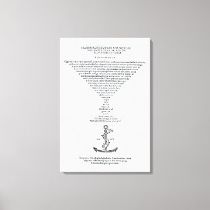 Title page of the Adages of Erasmus Canvas Print