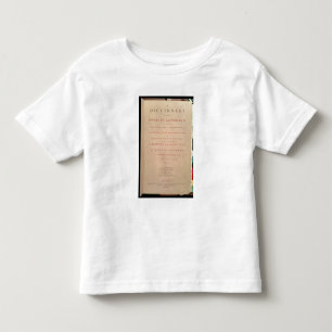 Title page of volume I of the English Toddler T-Shirt