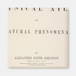 Title Page Physical atlas of natural phenomena Magnet